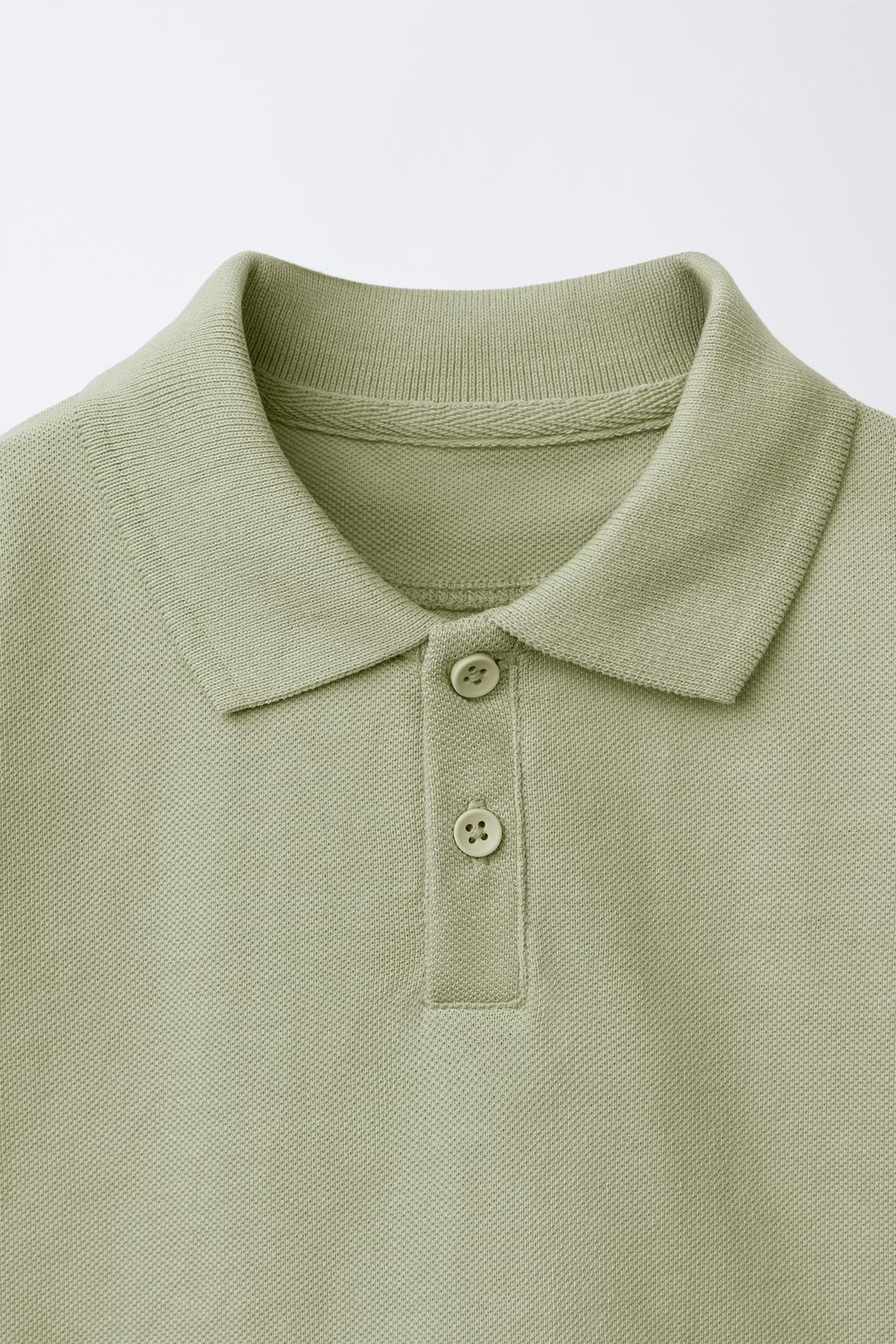 ОДНОТОННОЕ ПОЛО ПИКЕ