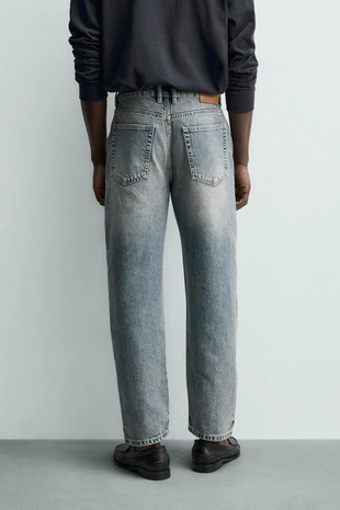 Джинсы Straight длиной до щиколотки- Заказать в России