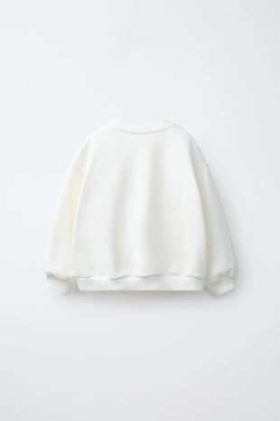 Толстовка с нашивкой «сердце» в полоску- Заказать в России