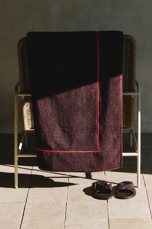 Пляжное полотенце с простым краем- Заказать в России