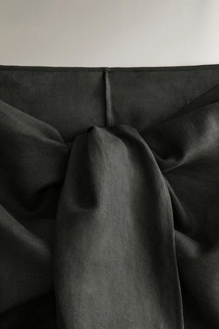 Короткий пляжный саронг из льна с завязкой- Заказать в России