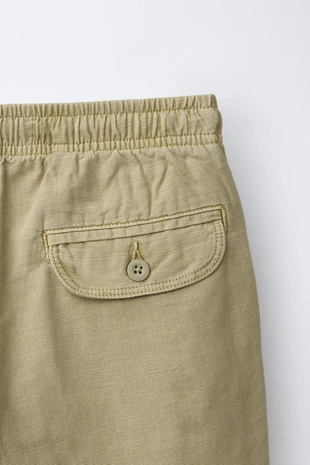 Струящиеся хлопковые брюки- Заказать в России