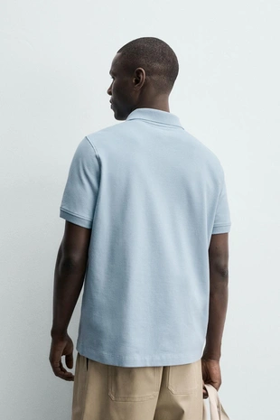 Поло из рельефного пике- Заказать в России