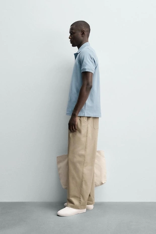 Поло из рельефного пике- Заказать в России