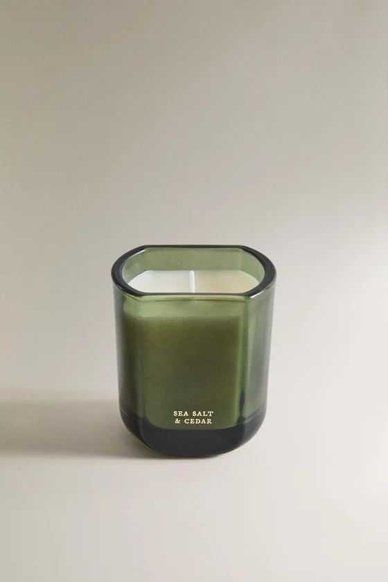 (220 г) ароматичная свеча sea salt & cedar