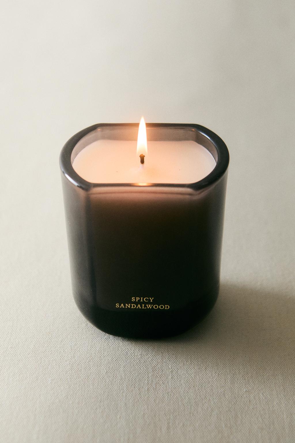 (220 г) ароматичная свеча с пикантным ароматом сандала