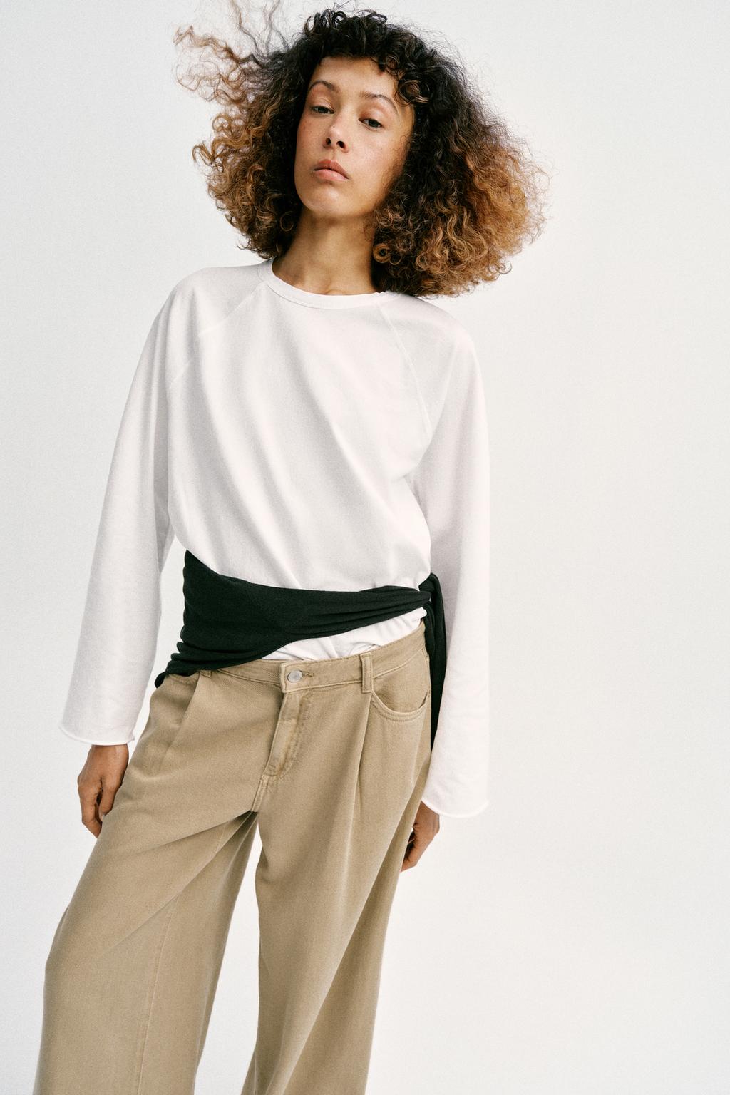 ДЖИНСЫ Z1975 WIDE LEG С ВЫСОКОЙ ПОСАДКОЙ И ЗАЩИПАМИ