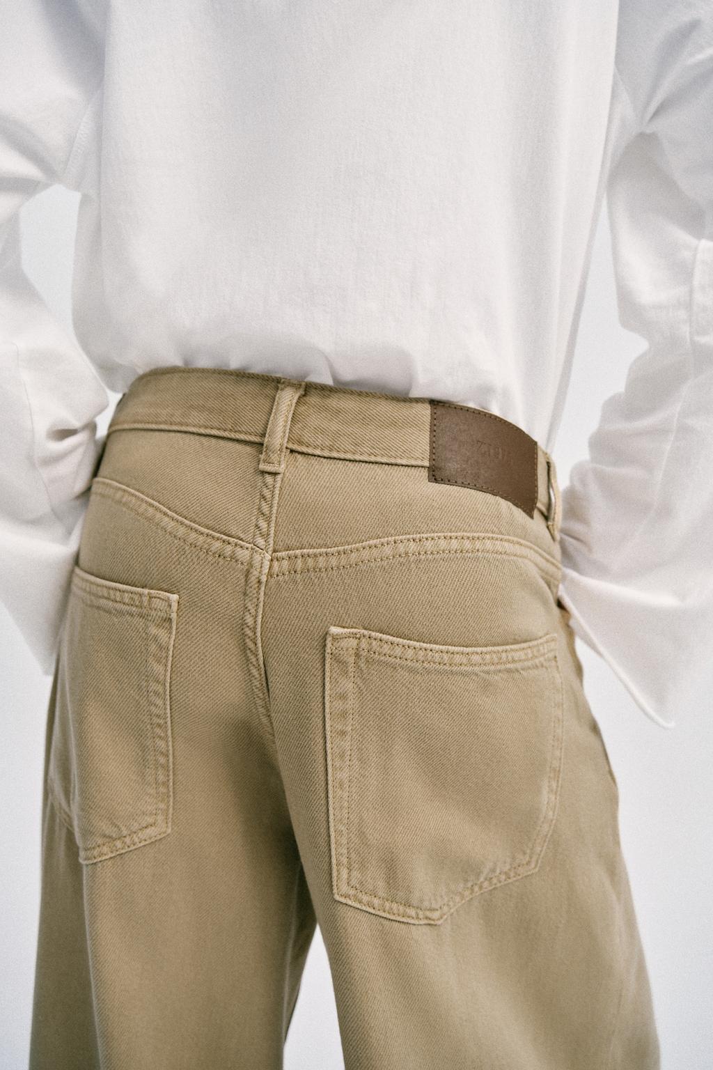 ДЖИНСЫ Z1975 WIDE LEG С ВЫСОКОЙ ПОСАДКОЙ И ЗАЩИПАМИ