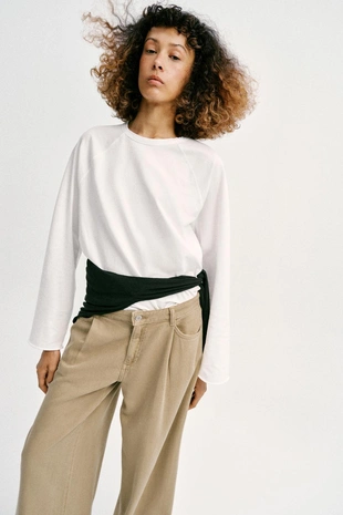 Джинсы Z1975 Wide Leg с высокой посадкой и защипами- Заказать в России