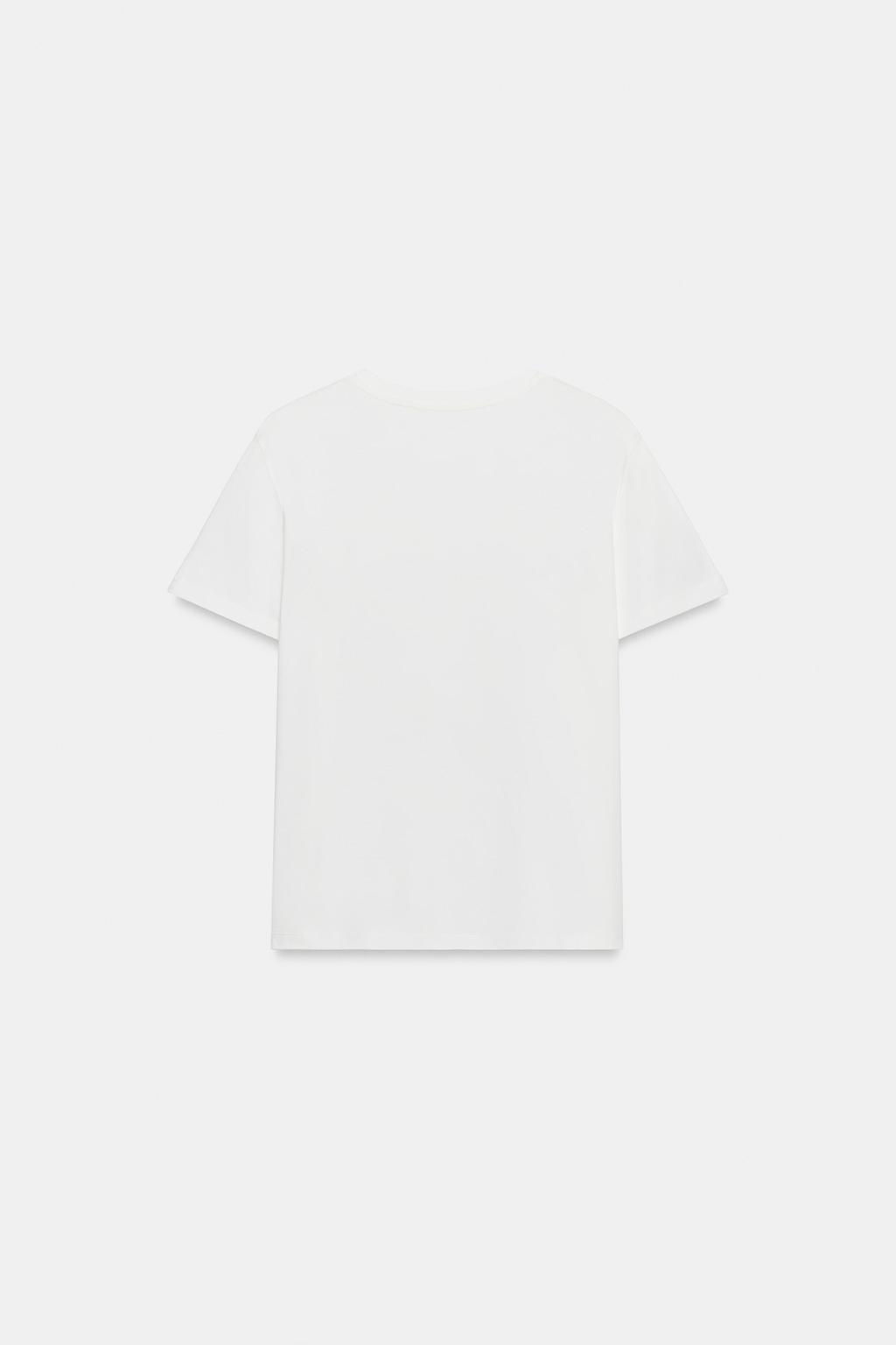 ФУТБОЛКА С ВЫШИВКОЙ И КАРМАНАМИ