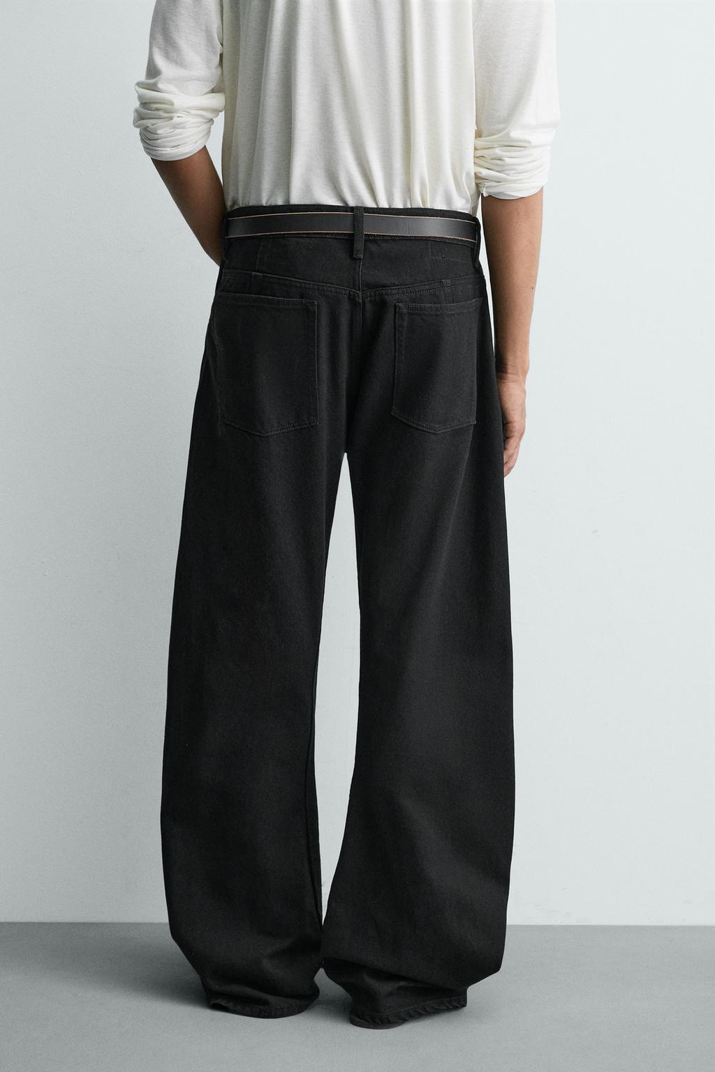 ДЖИНСЫ BARREL С МОЛНИЯМИ