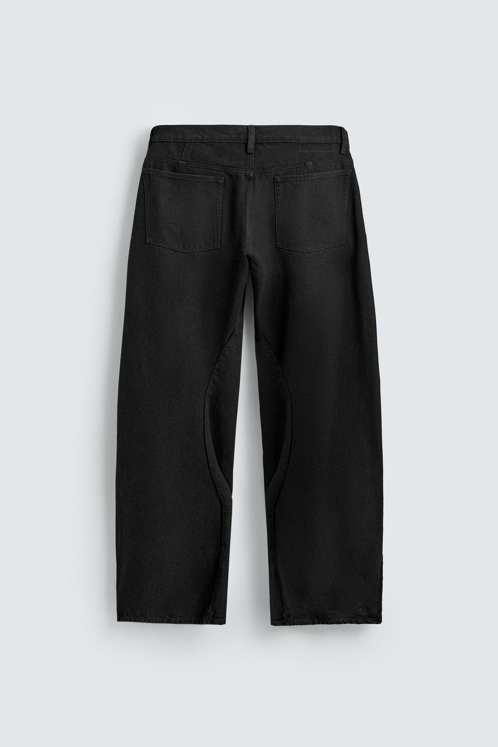 ДЖИНСЫ BARREL С МОЛНИЯМИ