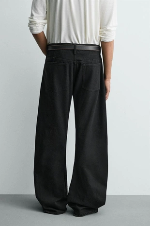 Джинсы Barrel с молниями- Заказать в России