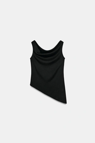 Топ в стиле рустик асимметричного кроя- Заказать в России