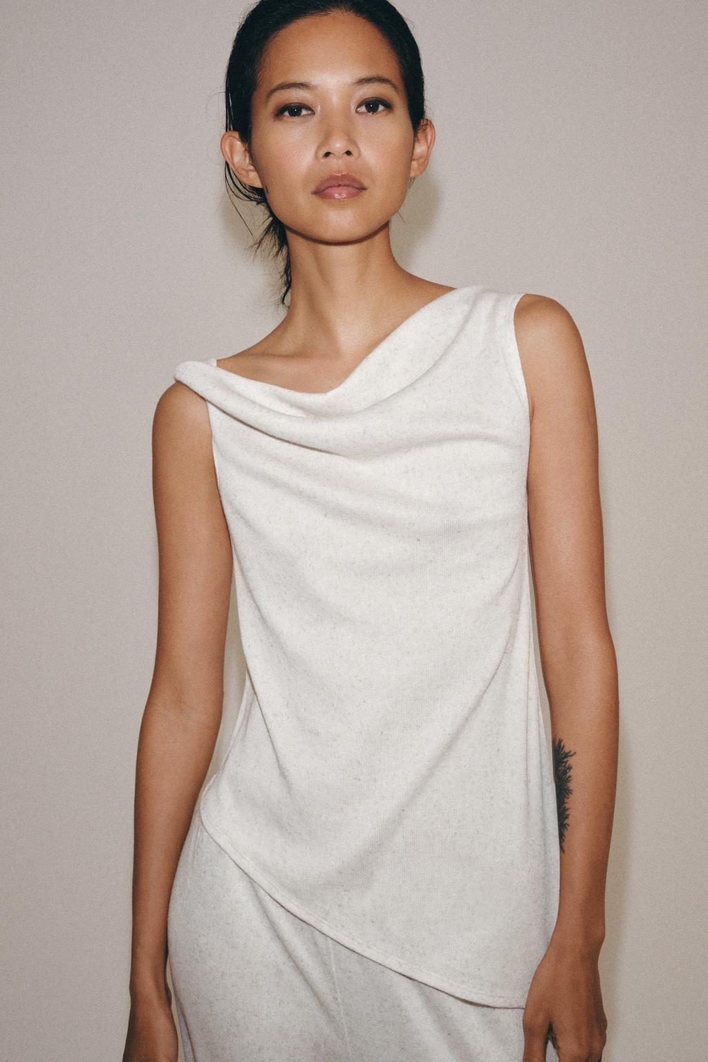 ТОП В СТИЛЕ РУСТИК АСИММЕТРИЧНОГО КРОЯ