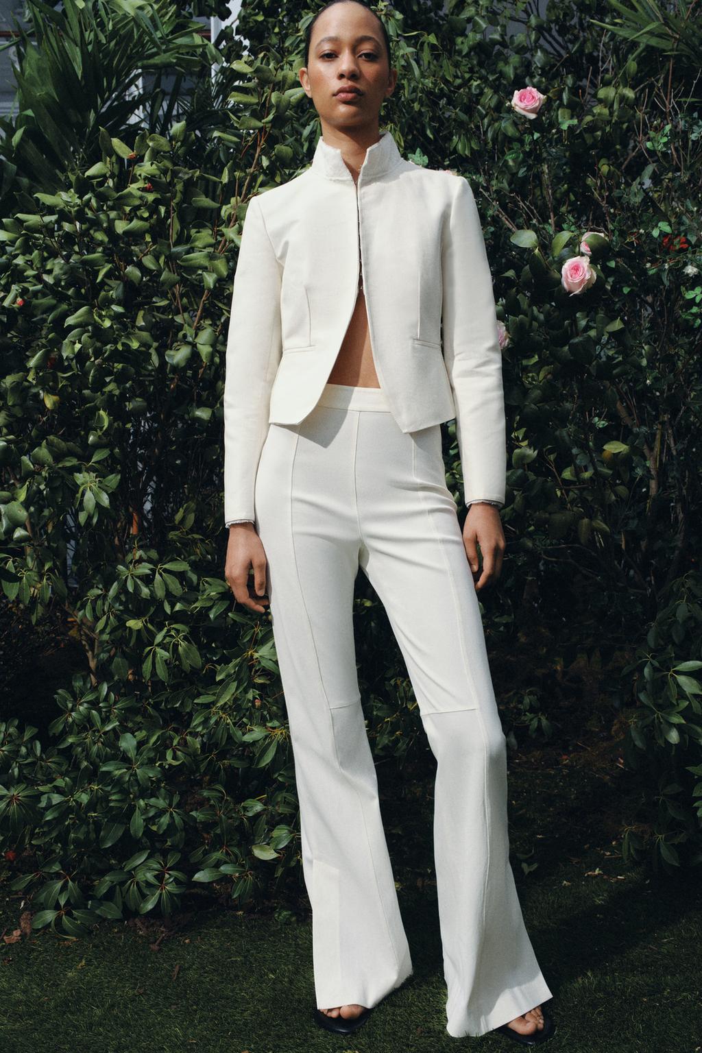 ПРИТАЛЕННЫЙ КОМБИНИРОВАННЫЙ БЛЕЙЗЕР ZW COLLECTION