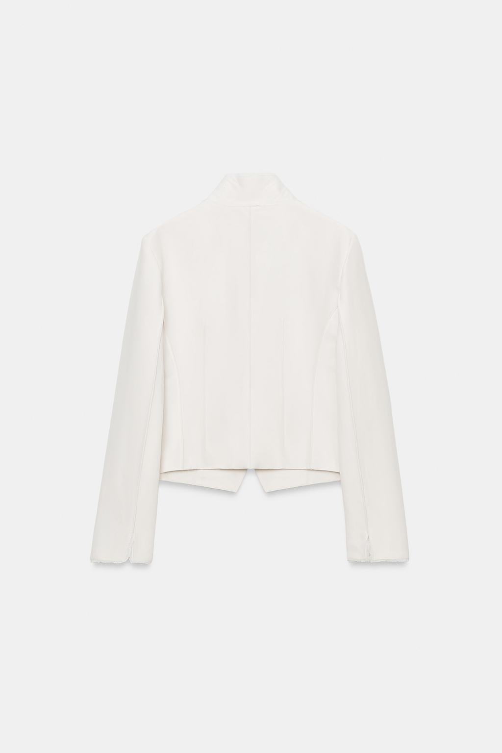 ПРИТАЛЕННЫЙ КОМБИНИРОВАННЫЙ БЛЕЙЗЕР ZW COLLECTION