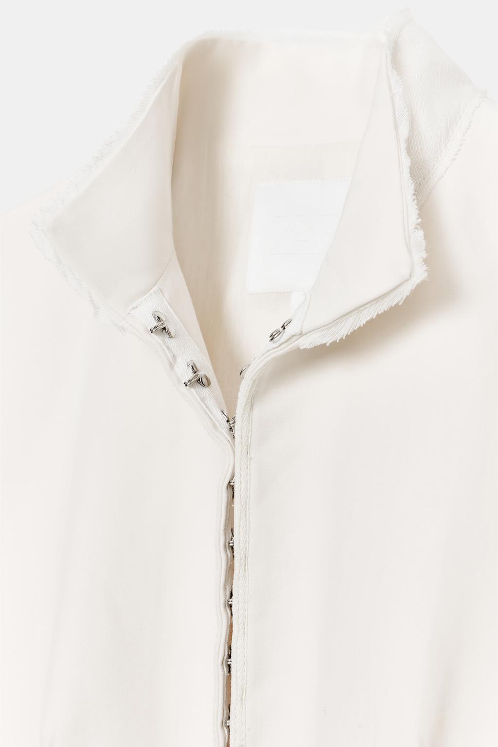 ПРИТАЛЕННЫЙ КОМБИНИРОВАННЫЙ БЛЕЙЗЕР ZW COLLECTION