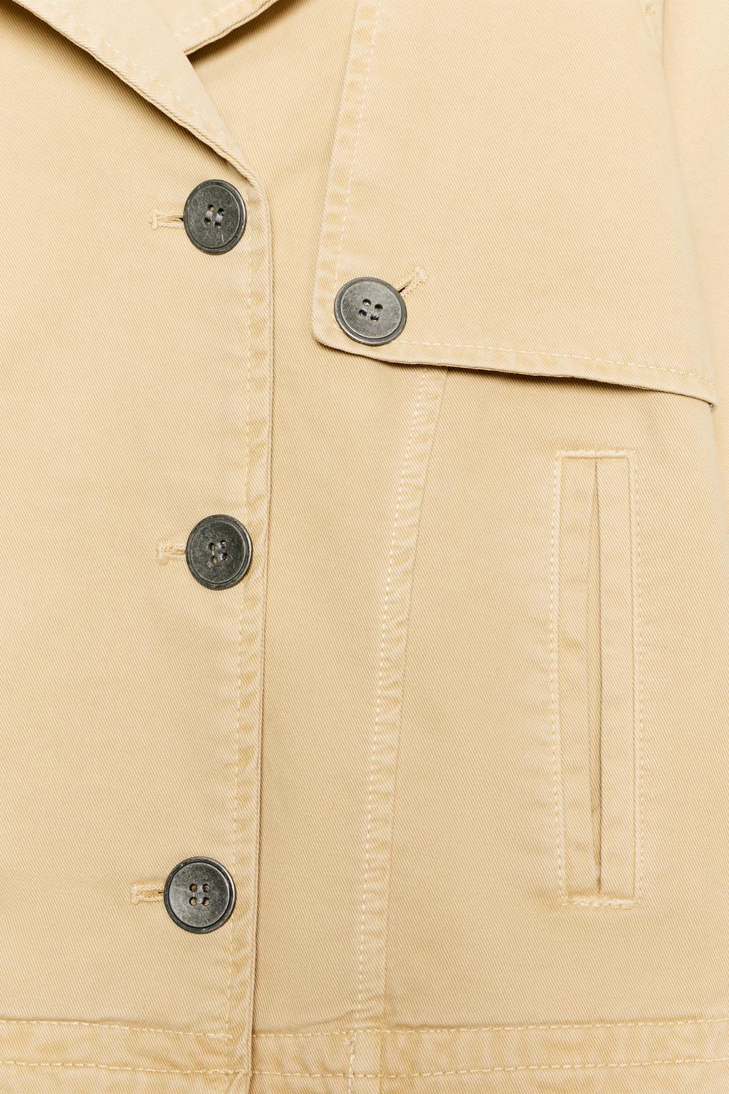 КОРОТКИЙ ТРЕНЧ С ЭФФЕКТОМ ПОТЕРТОСТИ