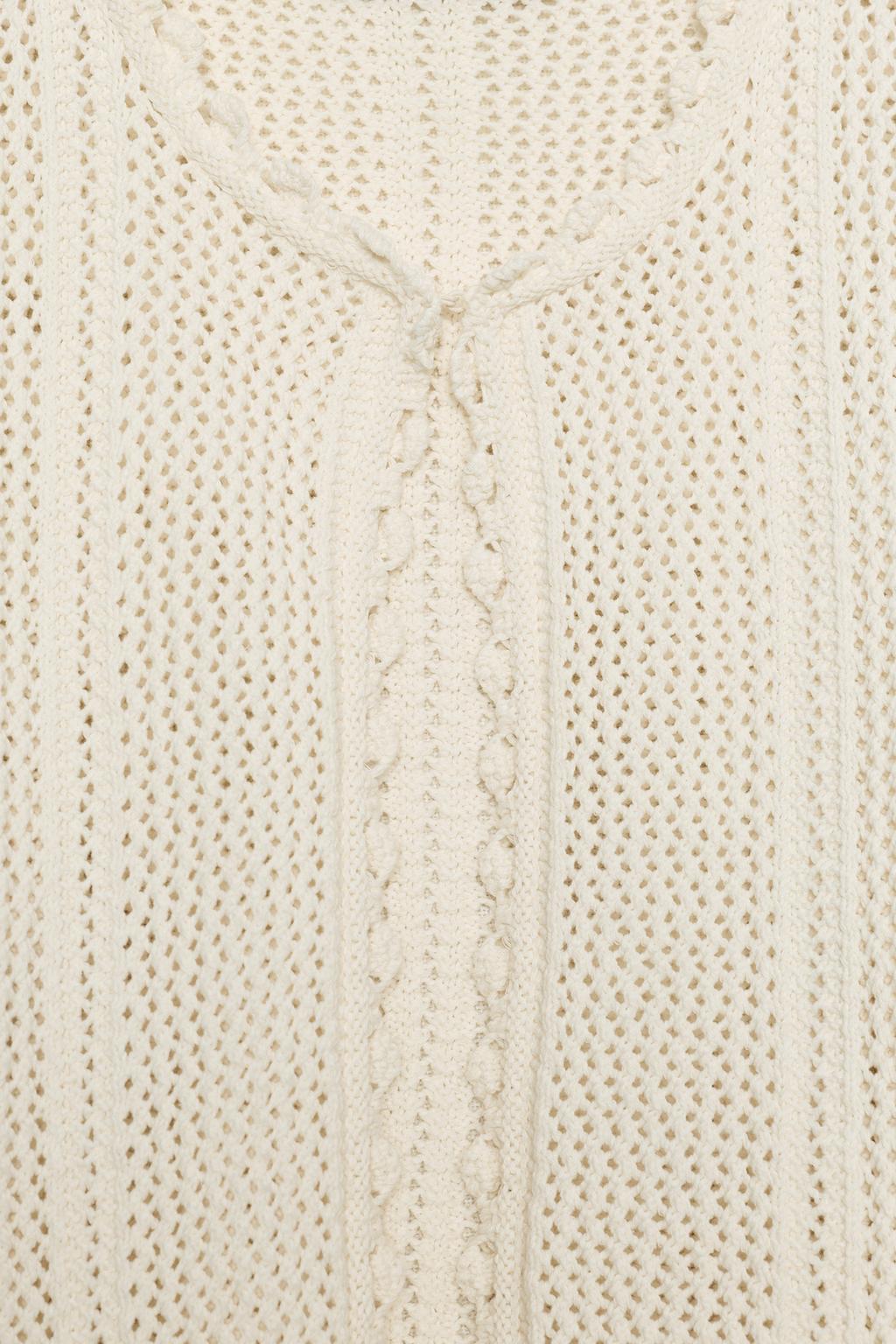 ВЯЗАНЫЙ КАРДИГАН С УЗОРОМ POINTELLE