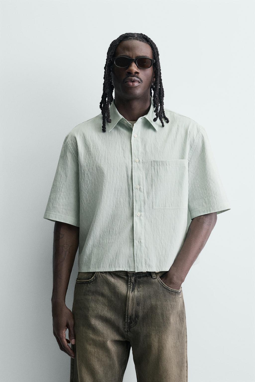 УКОРОЧЕННАЯ РУБАШКА В КЛЕТКУ