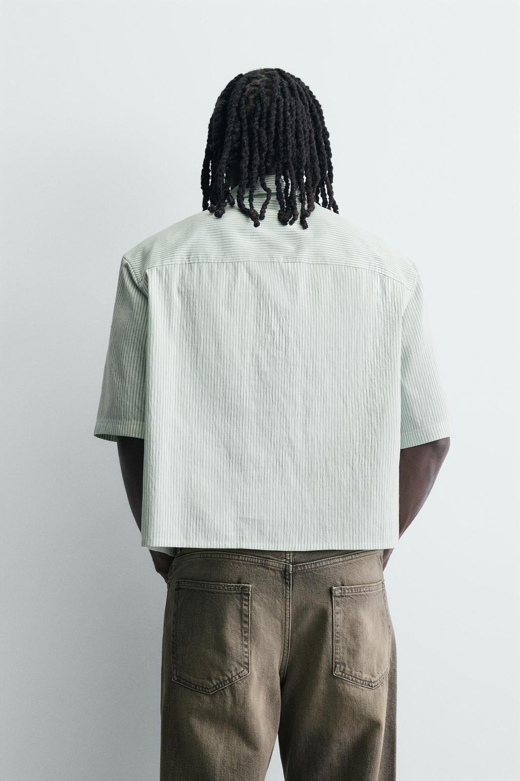 УКОРОЧЕННАЯ РУБАШКА В КЛЕТКУ