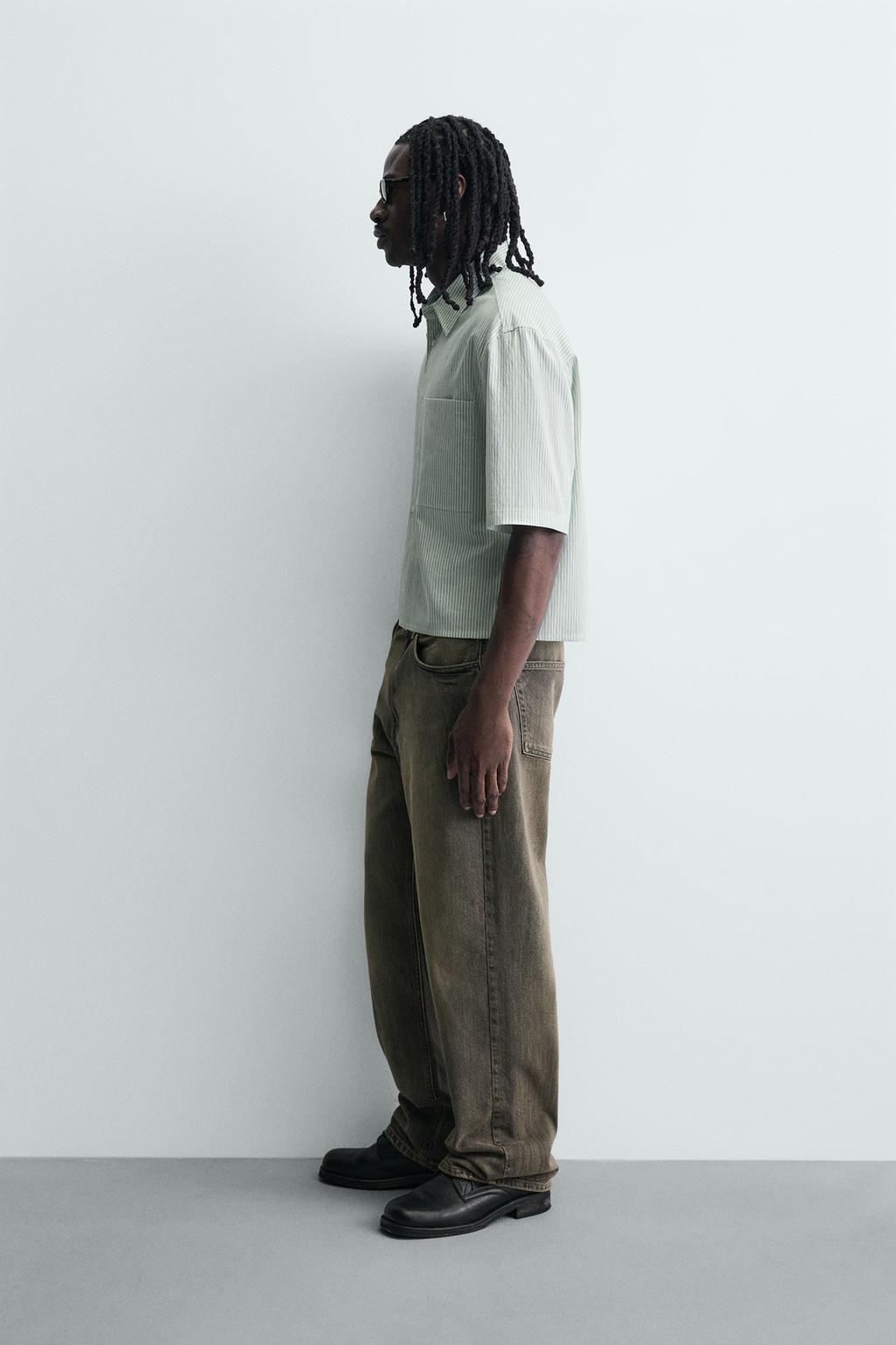 УКОРОЧЕННАЯ РУБАШКА В КЛЕТКУ