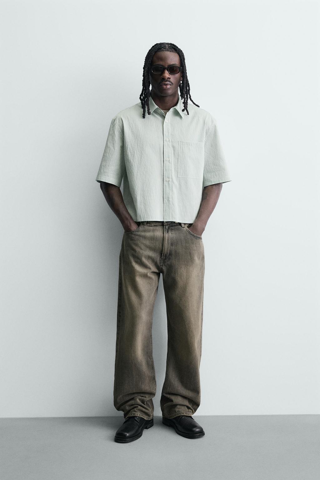 УКОРОЧЕННАЯ РУБАШКА В КЛЕТКУ