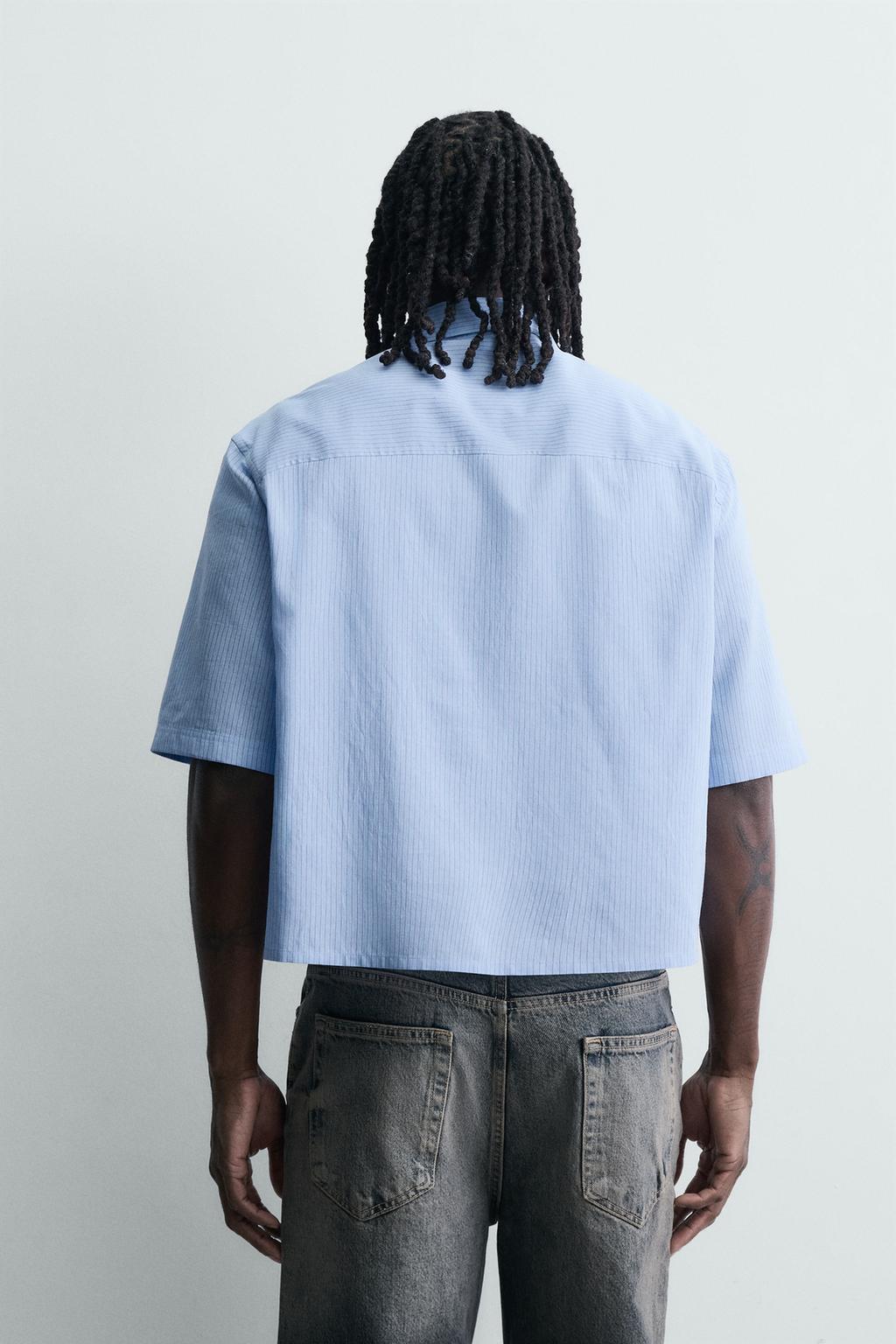 УКОРОЧЕННАЯ РУБАШКА В КЛЕТКУ