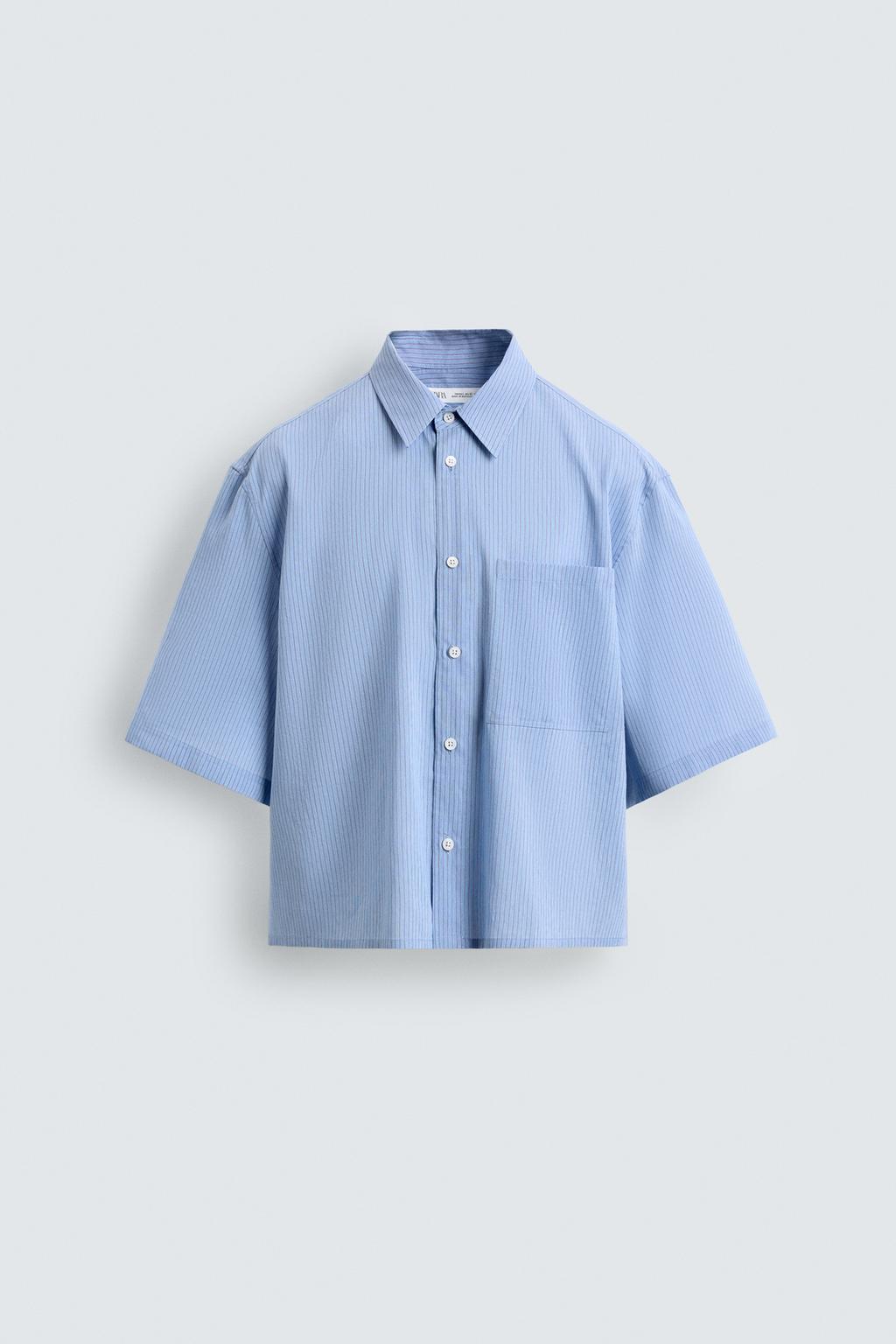 УКОРОЧЕННАЯ РУБАШКА В КЛЕТКУ