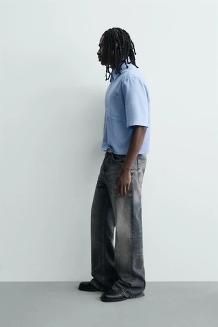 Укороченная рубашка в клетку