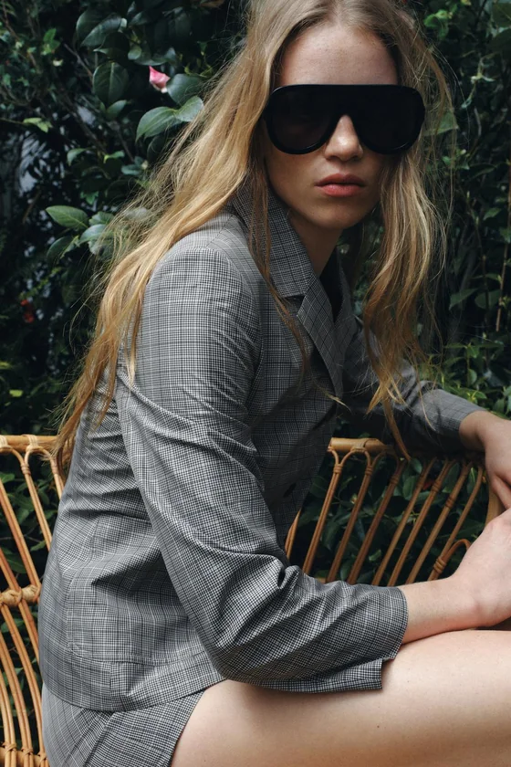 ШОРТЫ В КЛЕТКУ — коллекция Zara «ZW»