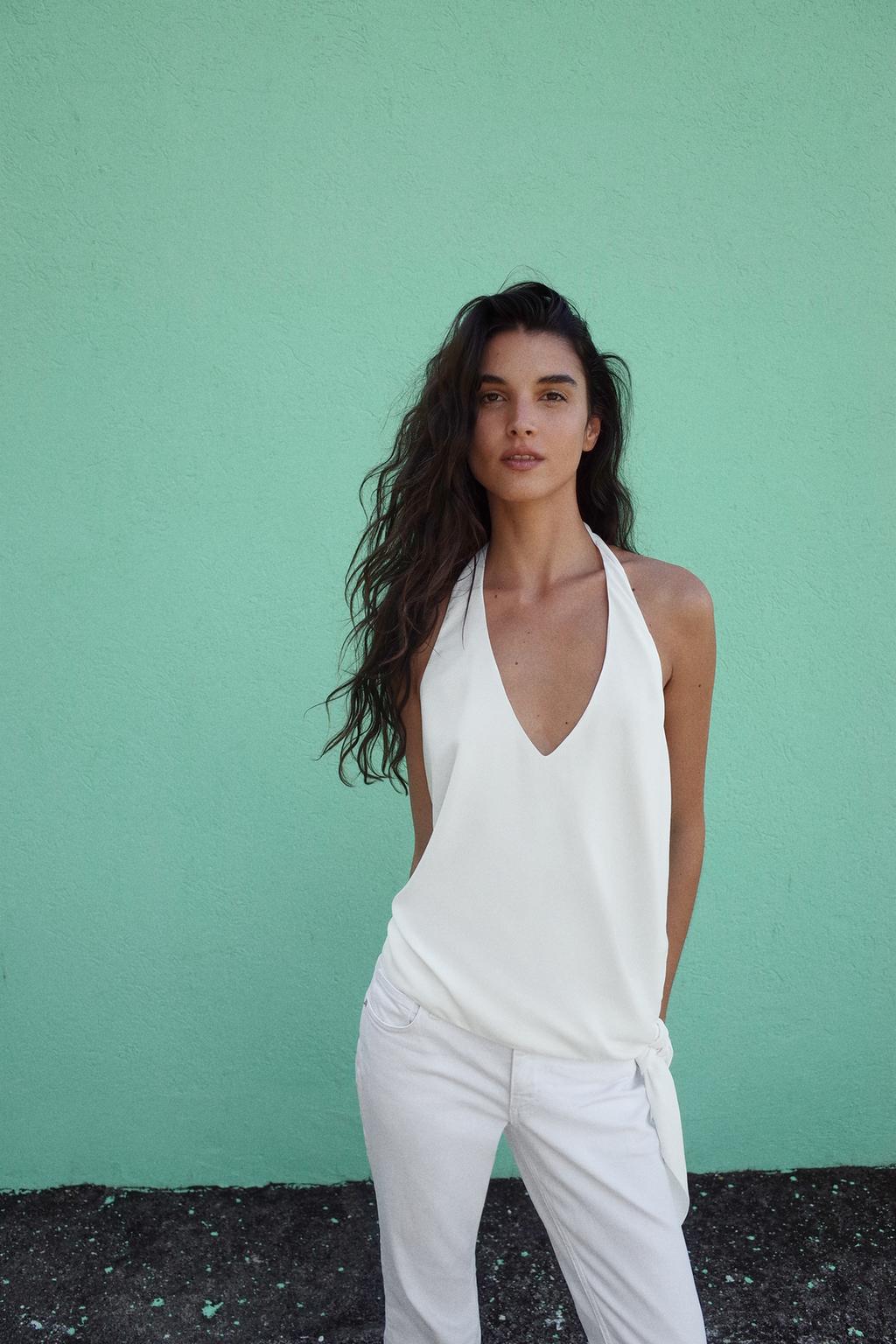 ТОП С ГОРЛОВИНОЙ ХАЛТЕР И ЗАВЯЗКАМИ