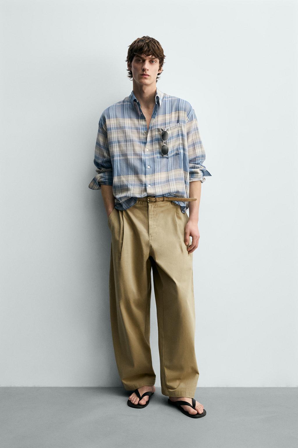 РУБАШКА RELAXED FIT В КЛЕТКУ