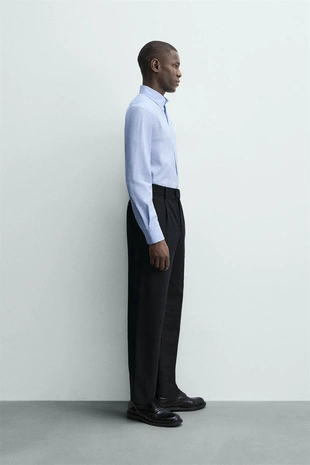 Рубашка Regular Fit в полоску- Заказать в России