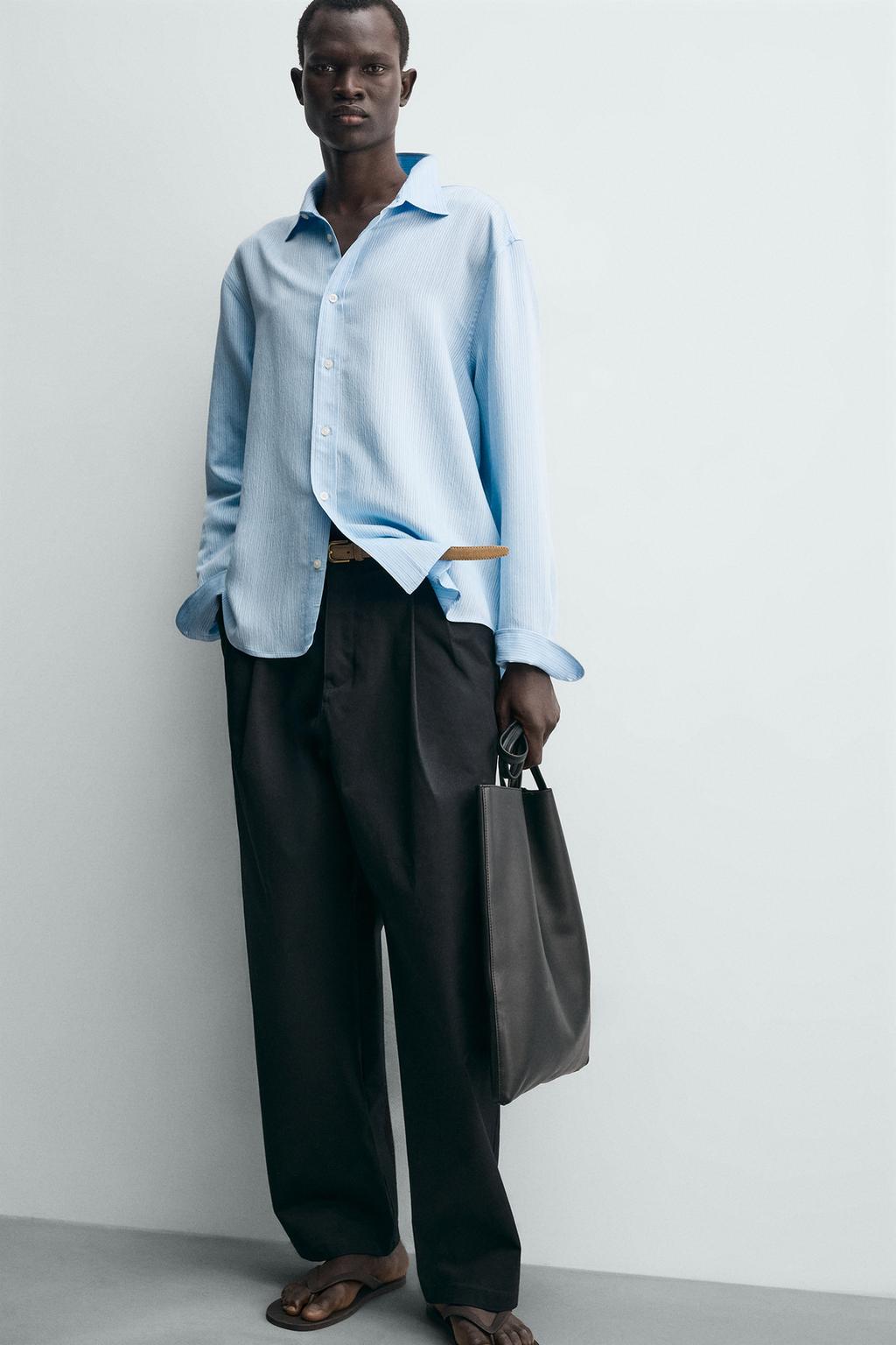 РУБАШКА СВОБОДНОГО КРОЯ В ПОЛОСКУ