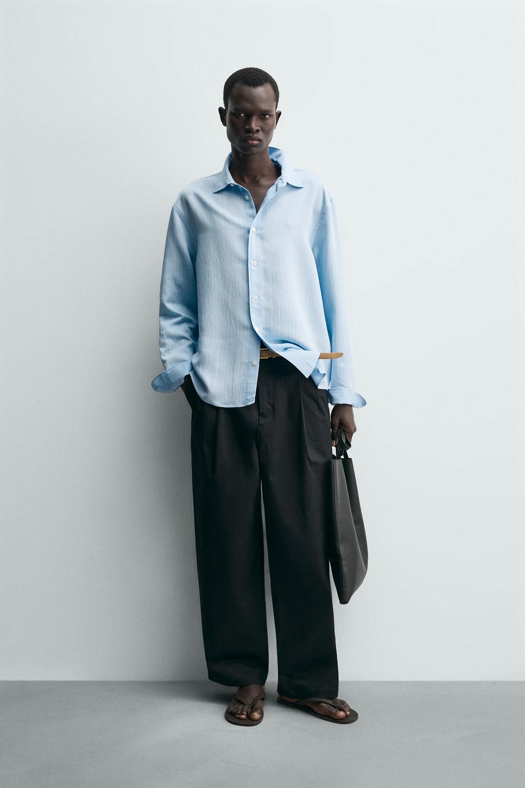 РУБАШКА СВОБОДНОГО КРОЯ В ПОЛОСКУ