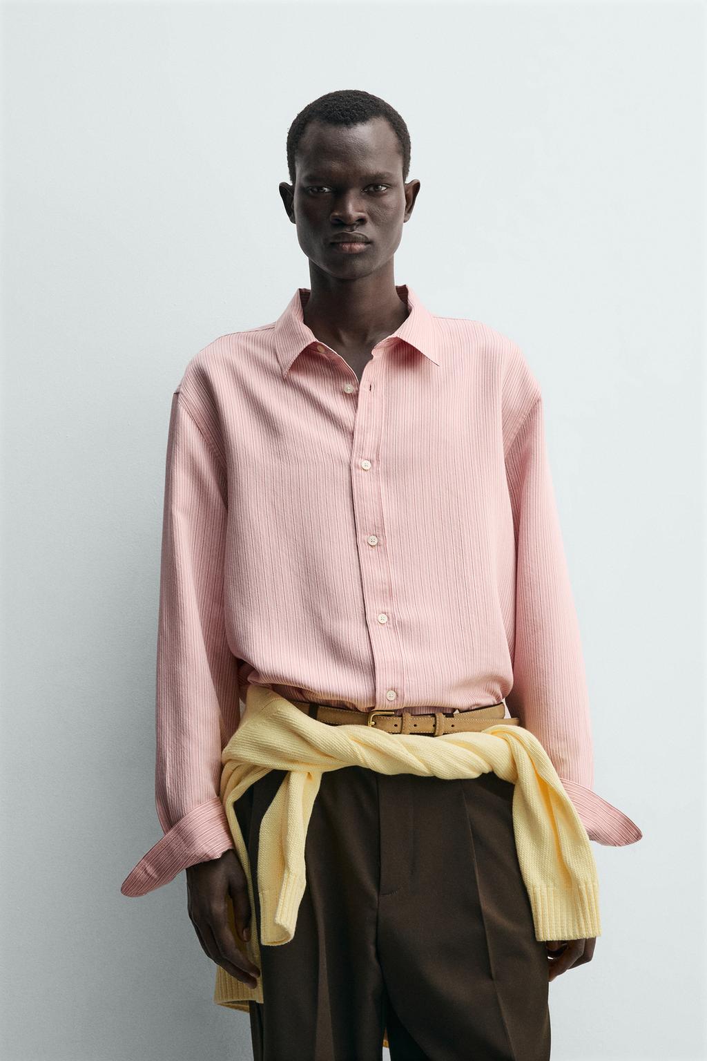 РУБАШКА СВОБОДНОГО КРОЯ В ПОЛОСКУ