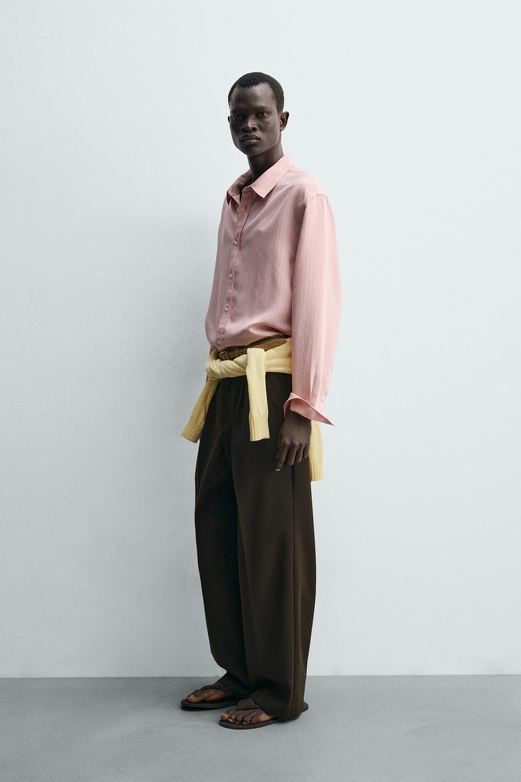 РУБАШКА СВОБОДНОГО КРОЯ В ПОЛОСКУ