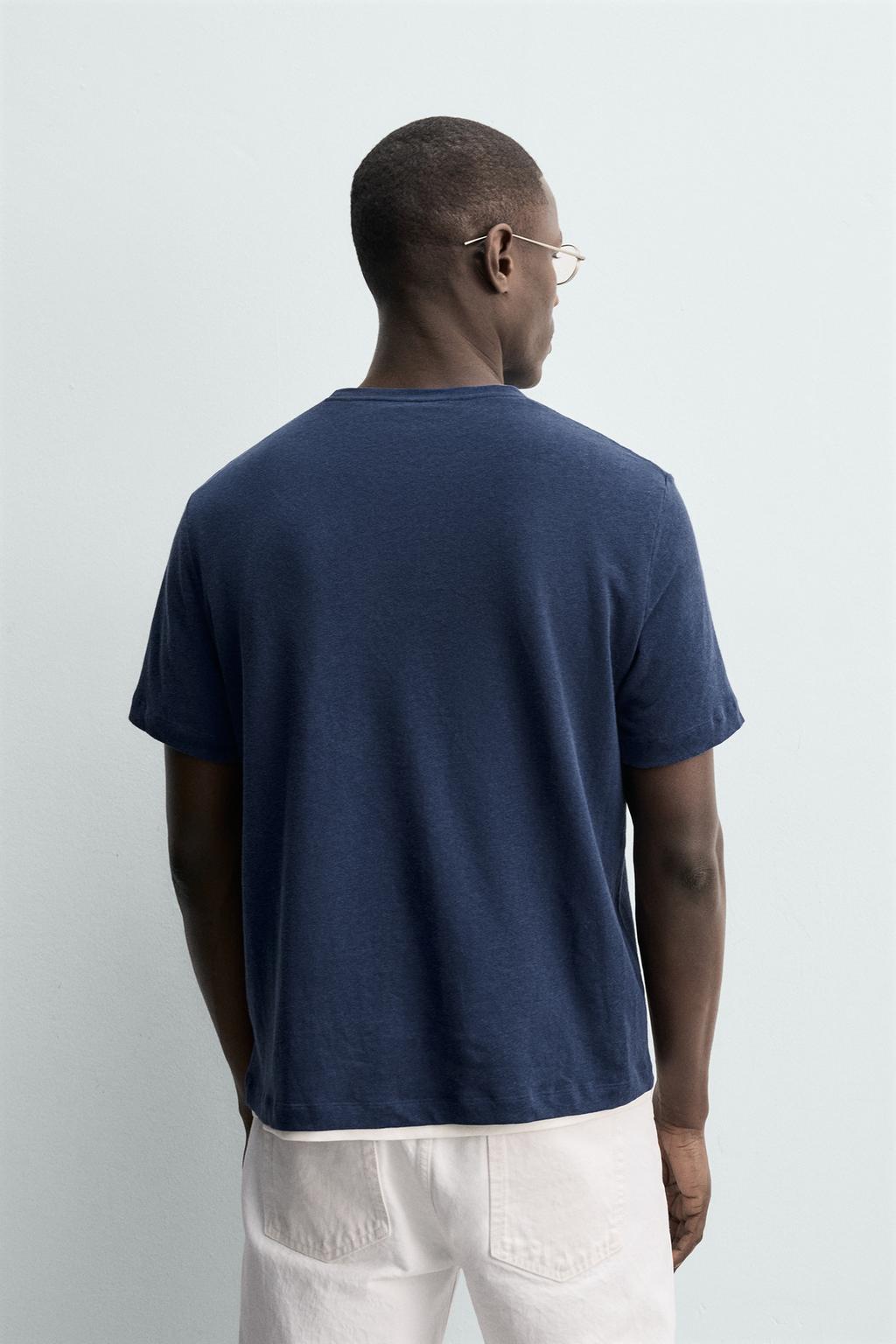 ФУТБОЛКА ИЗ ЛЬНА И ХЛОПКА