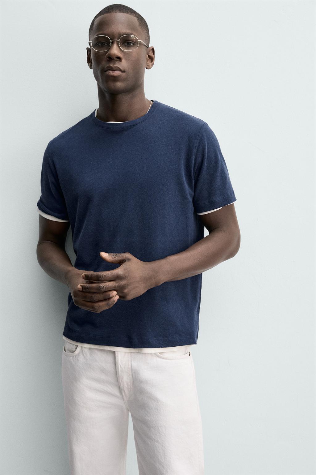 ФУТБОЛКА ИЗ ЛЬНА И ХЛОПКА