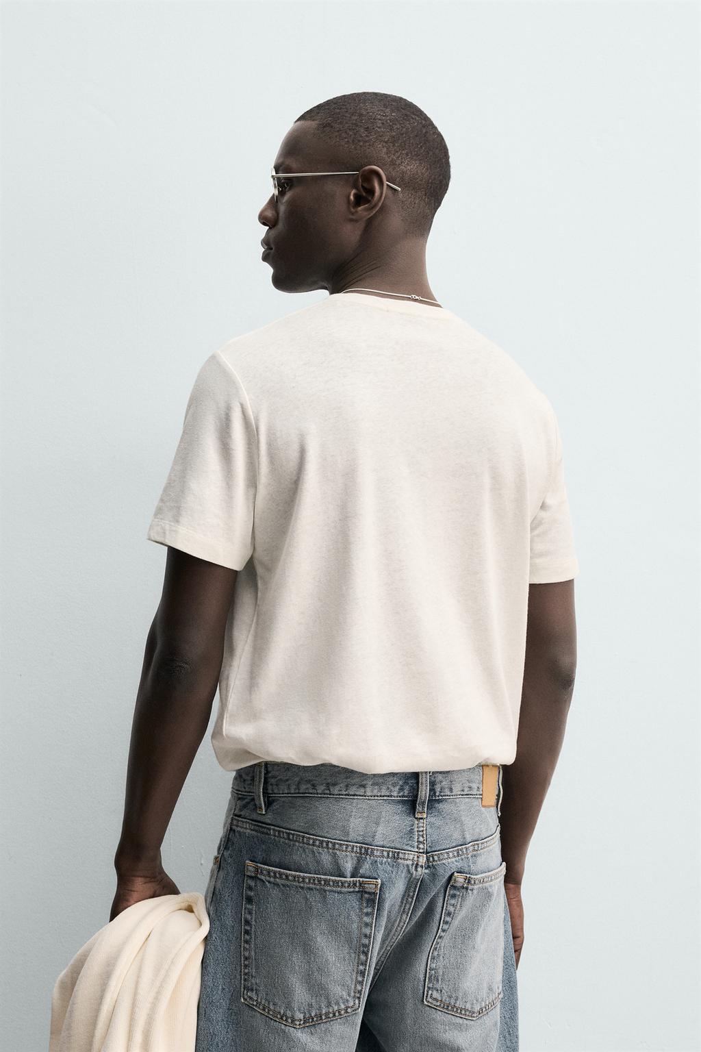 ФУТБОЛКА ИЗ ХЛОПКА И ЛЬНА