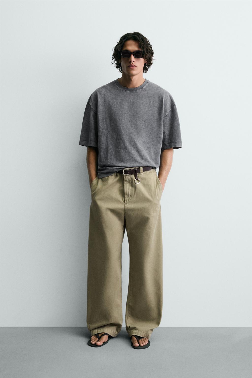 ФУТБОЛКА RELAXED FIT С ЭФФЕКТОМ ПОТЕРТОСТИ