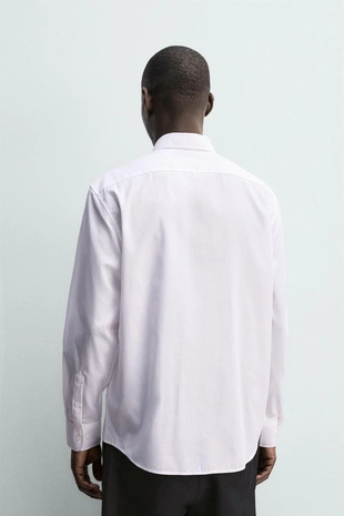 Рубашка из рельефной ткани Easy Care