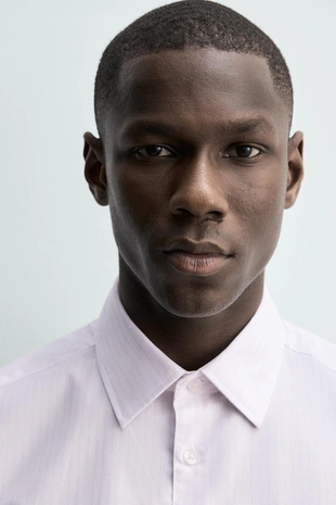 Рубашка из рельефной ткани Easy Care- Заказать в России