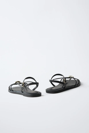 Босоножки с ремешками- Заказать в России