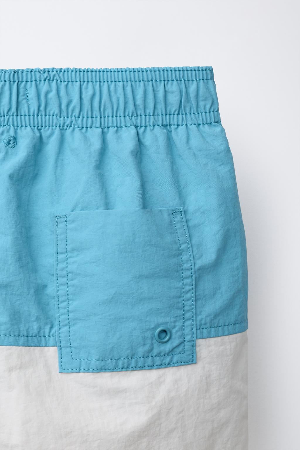 6-14 ЛЕТ/ПЛАВКИ-БЕРМУДЫ КОЛОР-БЛОК