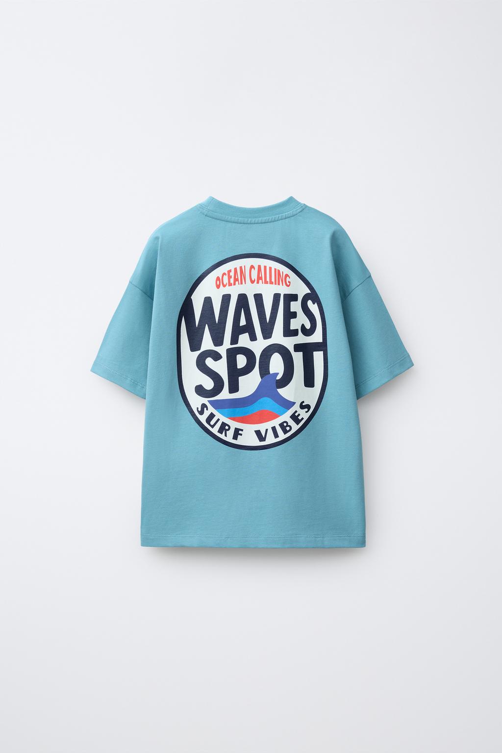 Футболка с принтом серфинга