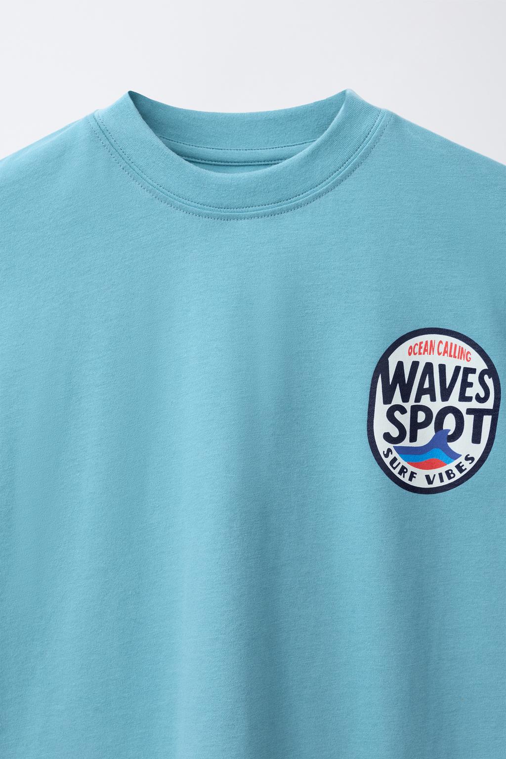 Футболка с принтом серфинга