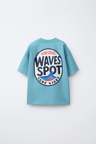 Футболка с принтом серфинга- Заказать в России